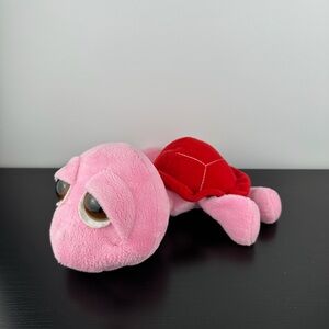 Russ Berrie Lil Peepers Squirtle Turtle 9” Pink & Red Plush Stuffed Peeper